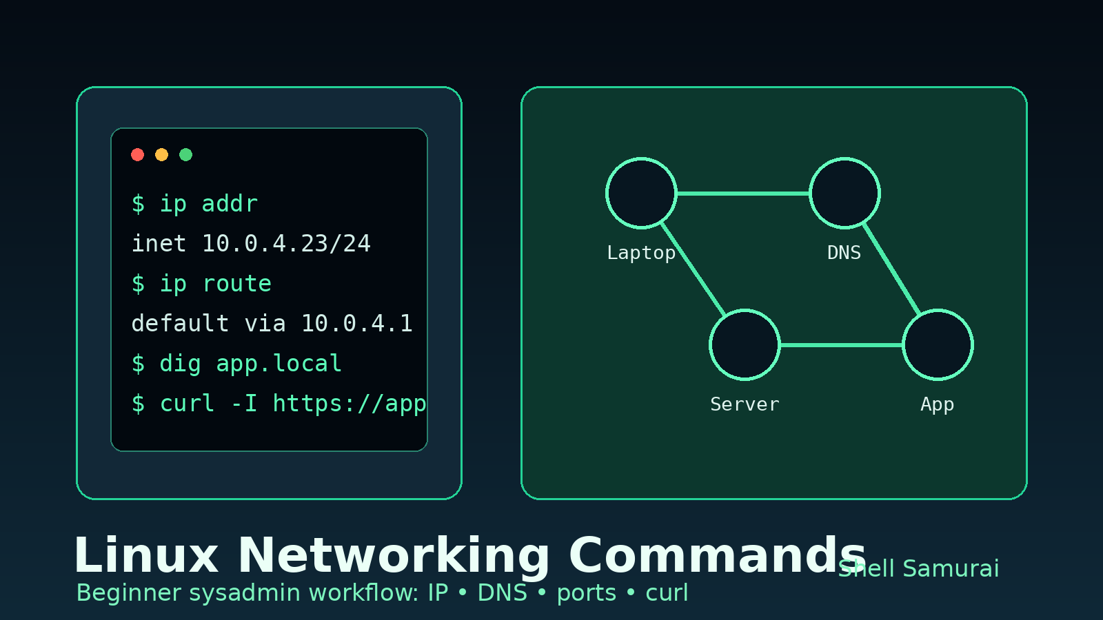 Linux Networking Commands for Beginner Sysadmins