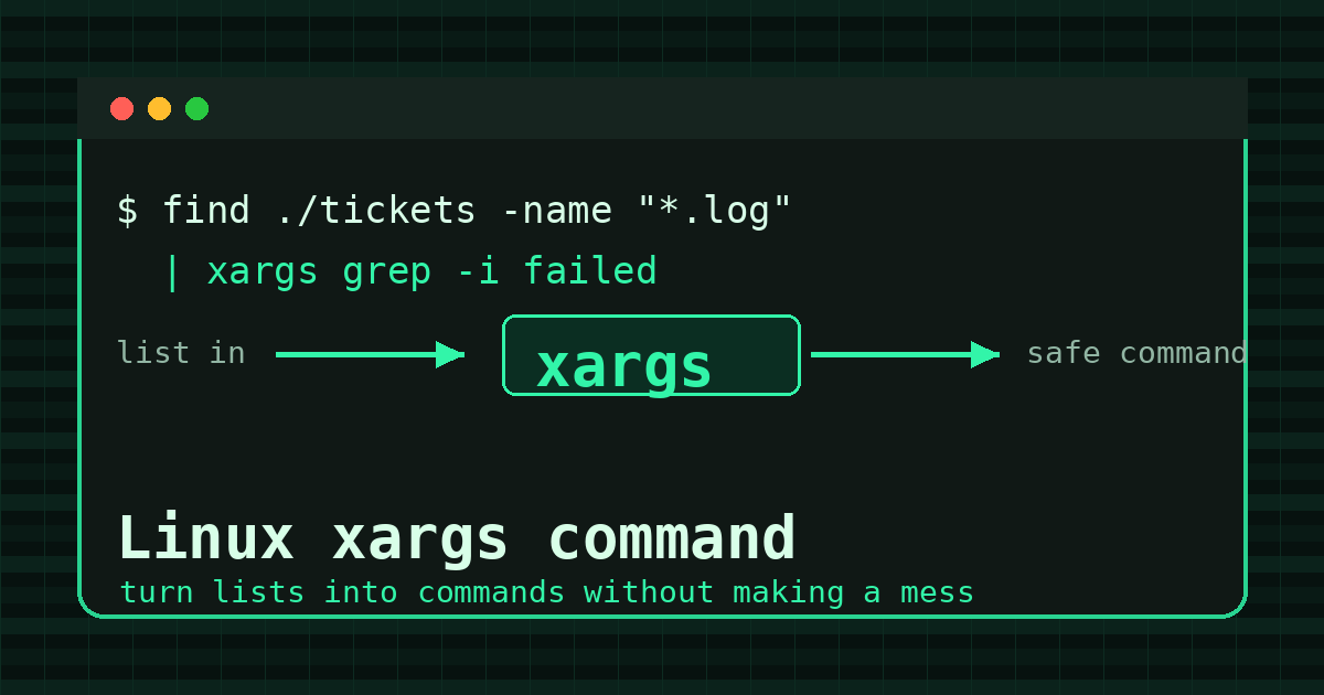 Linux xargs Command for Beginners: Run Commands on Lists Safely