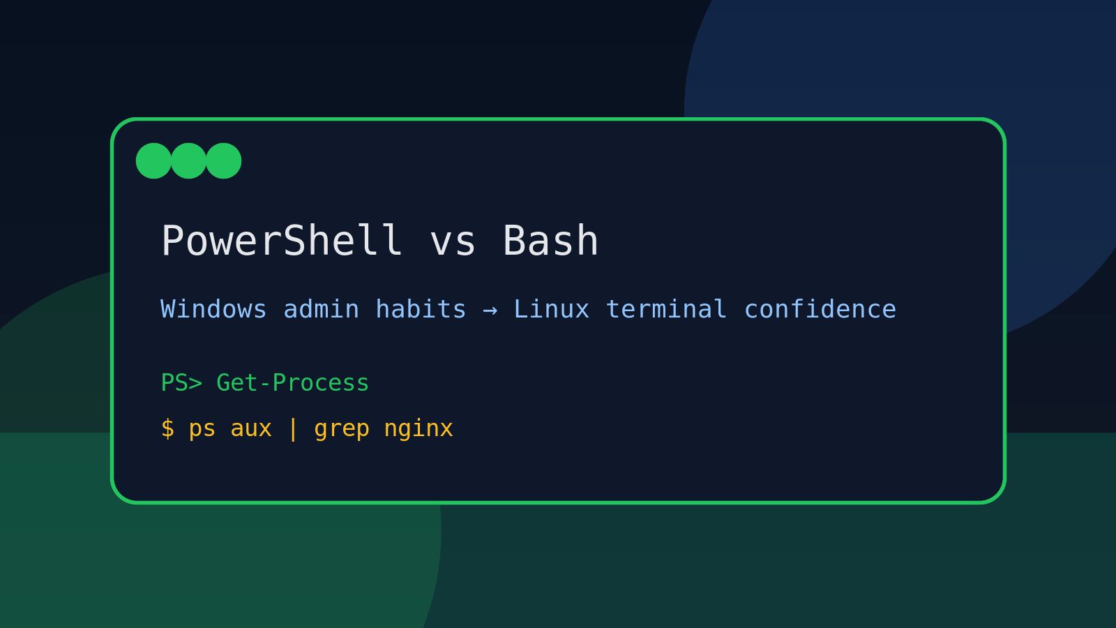 PowerShell vs Bash: What Beginners Should Know